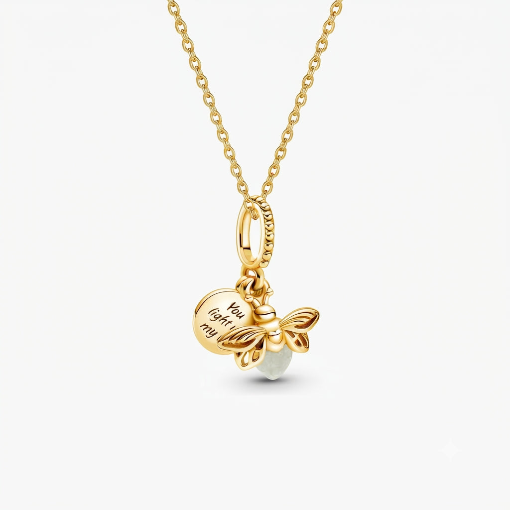Collar Luciérnaga + Caja de Regalo