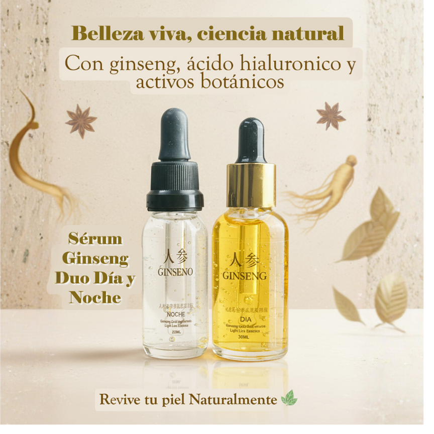 Sérum Ginseng Duo Día y Noche
