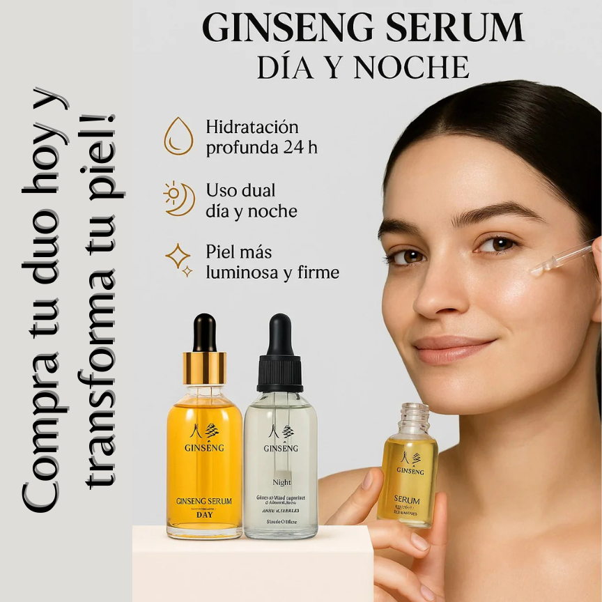 Sérum Ginseng Duo Día y Noche