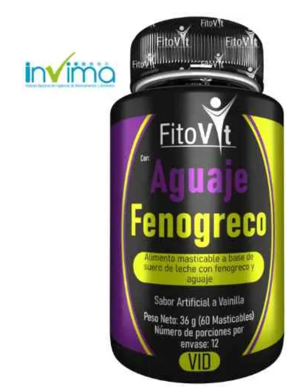 Aguaje y Fenogreco X 60 UND