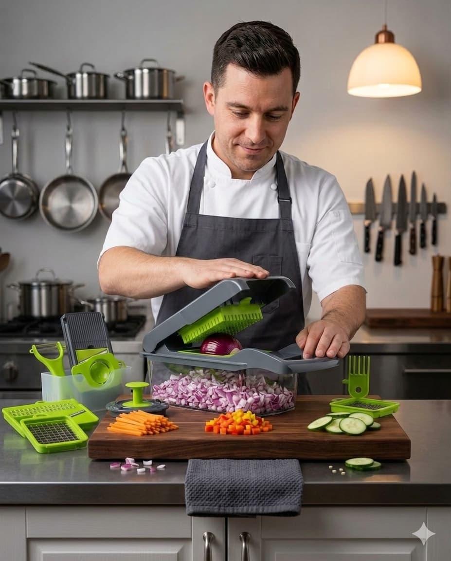 Picador De Frutas Y Verduras Mandolina