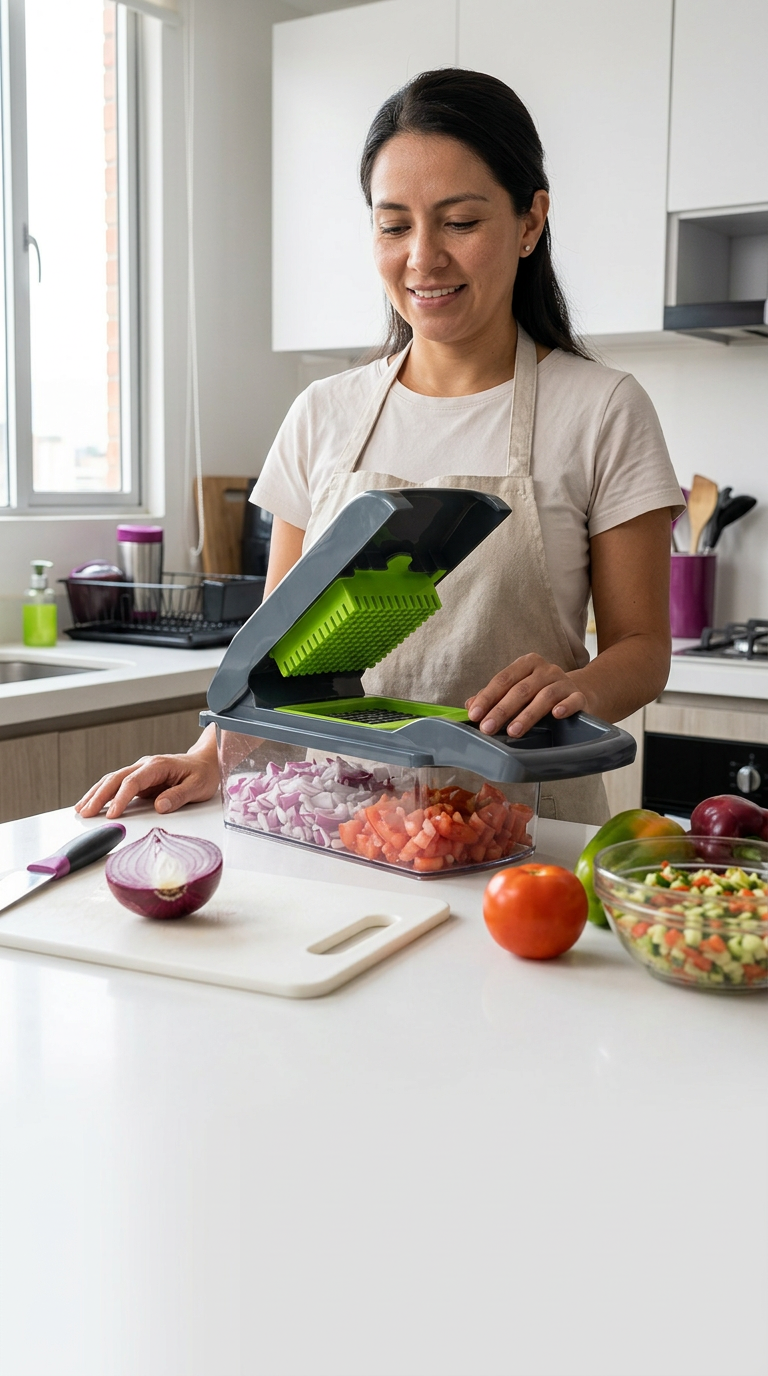 Picador De Frutas Y Verduras Mandolina