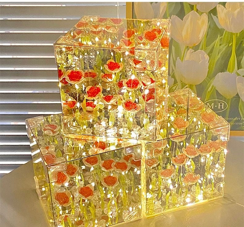 Lampara De Cubo Infinito