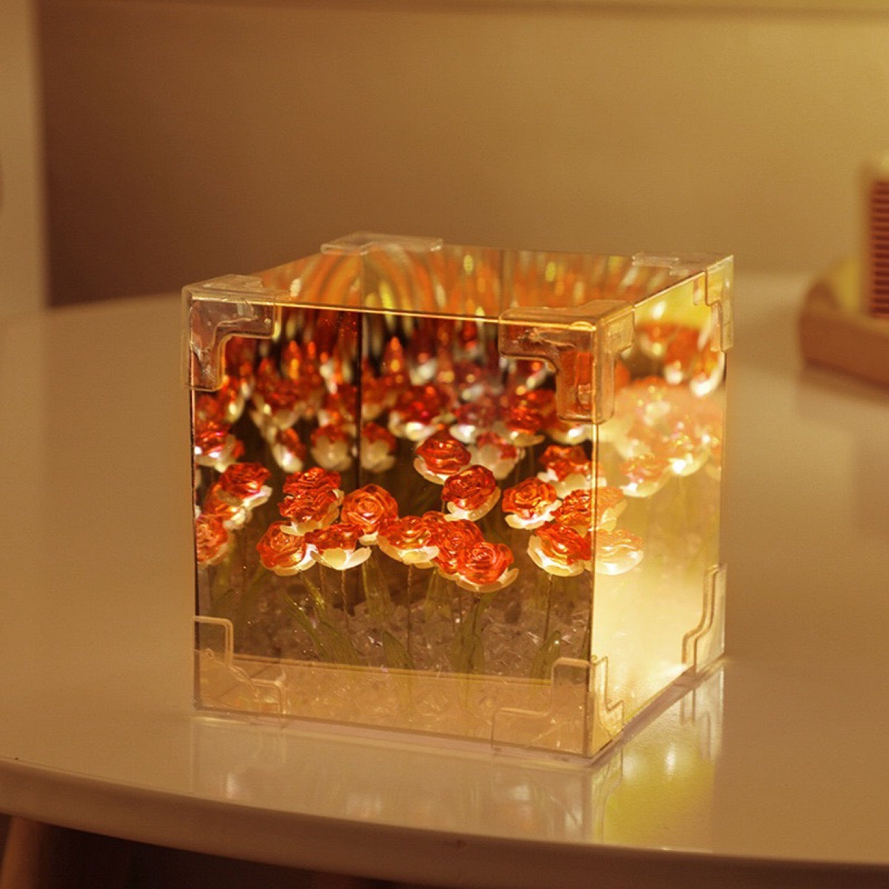 Lampara De Cubo Infinito