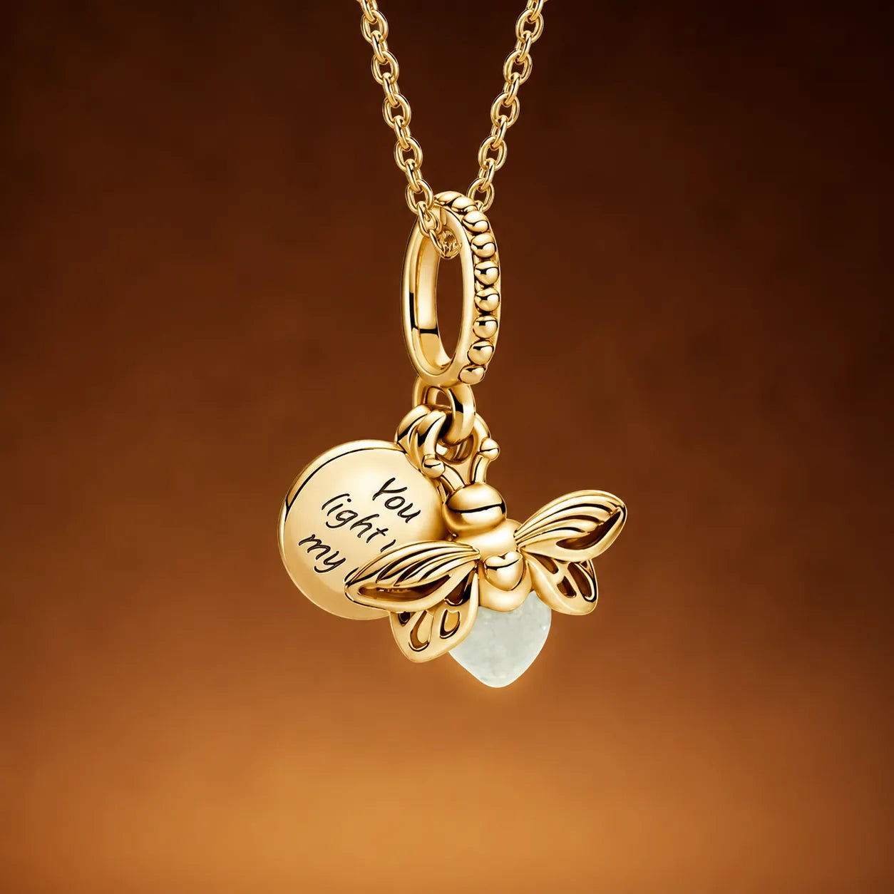 Collar Luciérnaga + Caja de Regalo