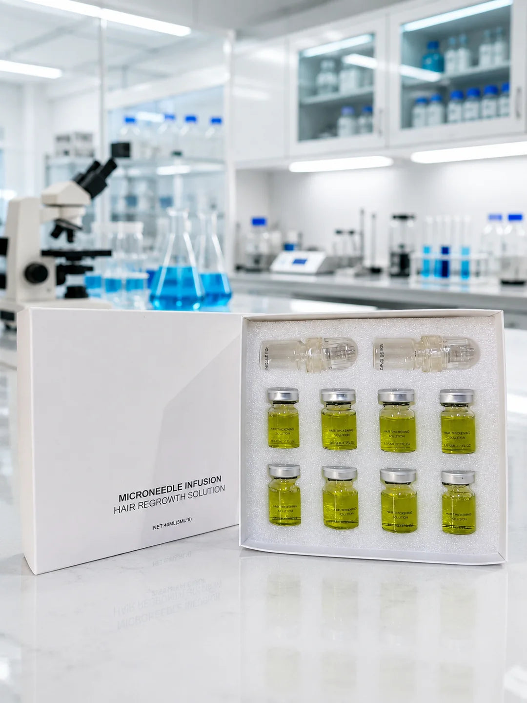 Kit Microinfusión X8 abierto